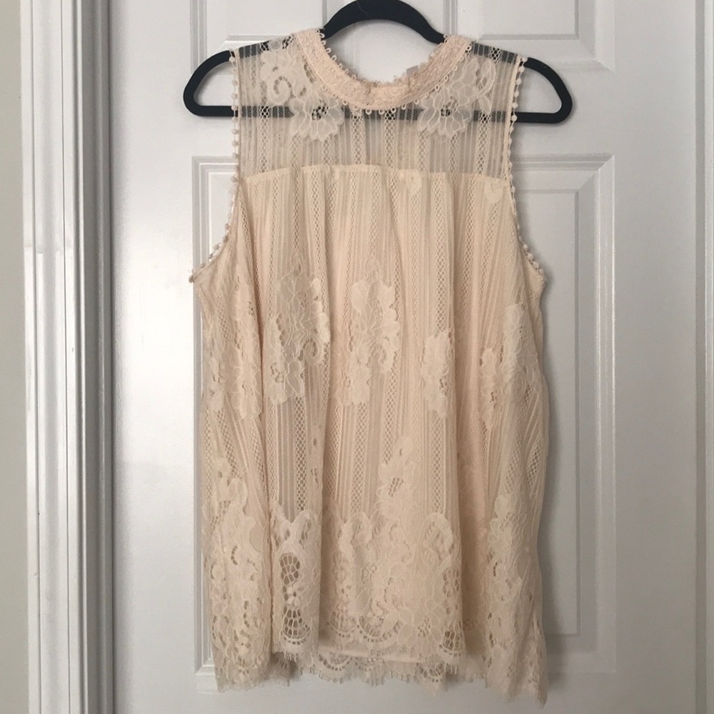 Lace tank